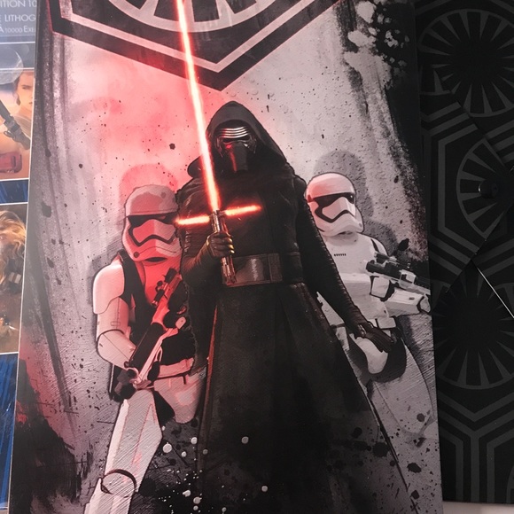 Star Wars the Force Awakens Lithographs Set - Picture 7 of 9